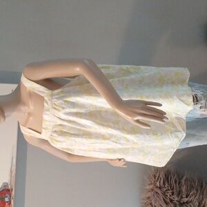 Hatch the nines Pregnancy Maternity swing top XL yellow